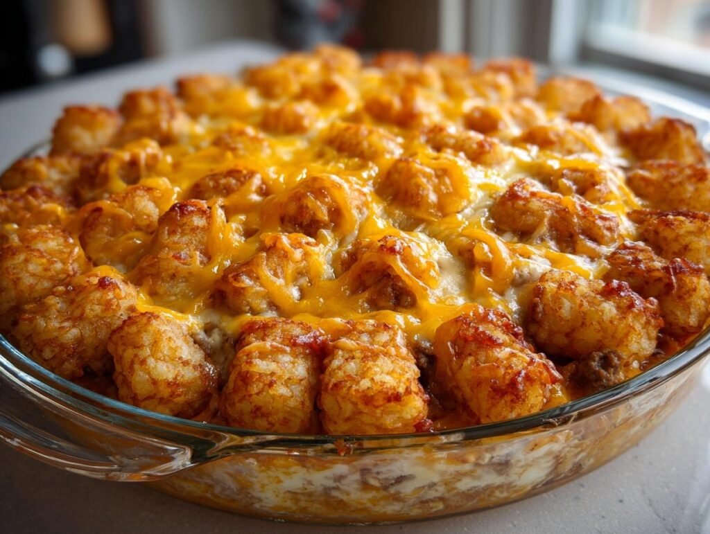 Cheesy Tater Tot Casserole