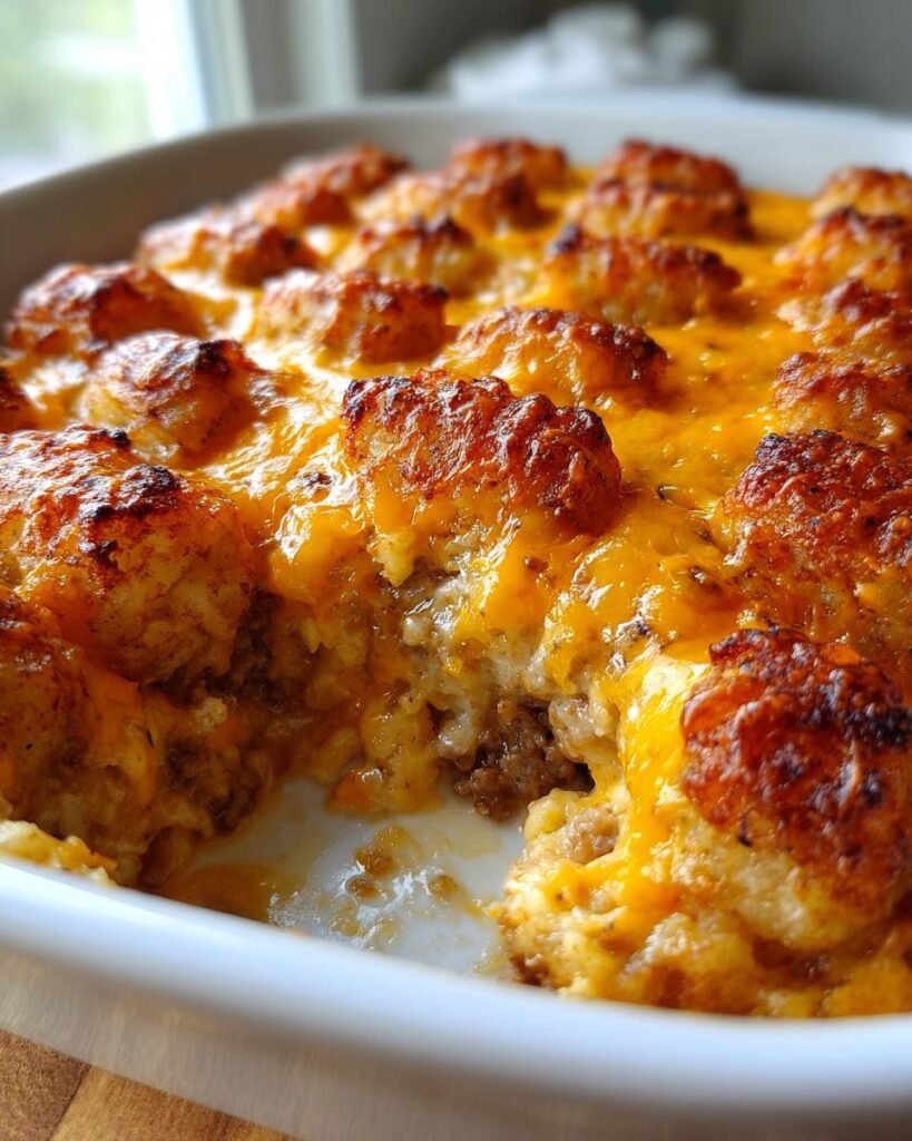 Cheesy Tater Tot Casserole