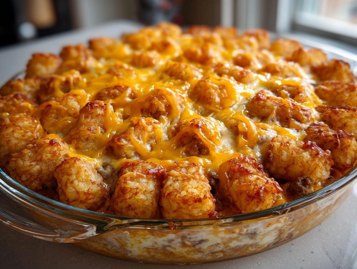 Cheesy Tater Tot Casserole