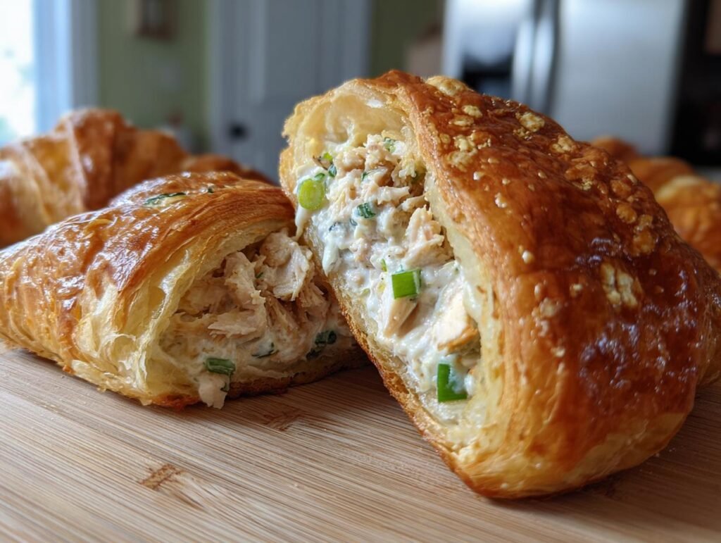 Chicken Cream Cheese Croissants