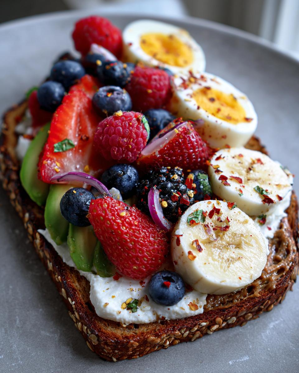 Cottage Cheese Breakfast Toast - detail 1