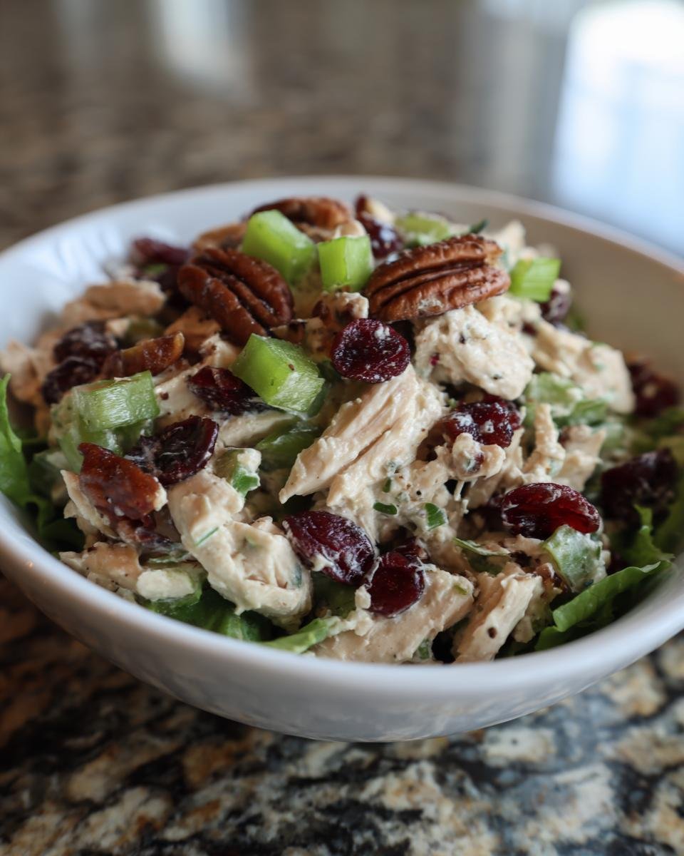 Cranberry Chicken Salad with Pecans - detail 1