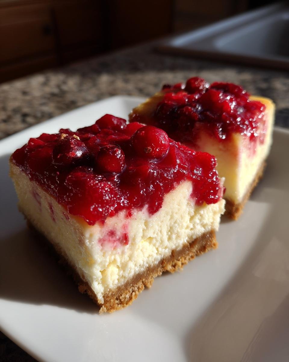 Cranberry Orange Cheesecake - detail 1