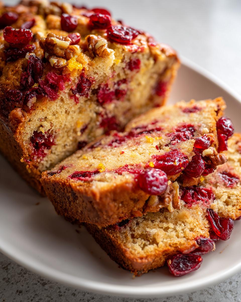 Cranberry Orange Walnut Bread - detail 1