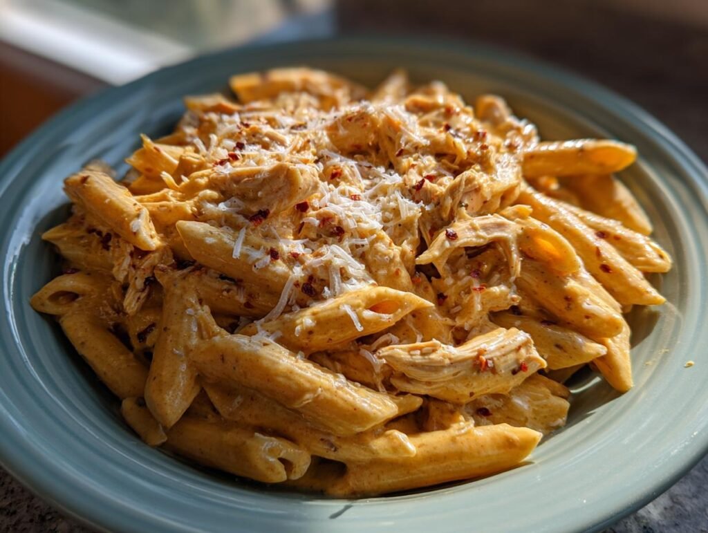 Crock Pot Creamy Cajun Chicken Pasta Recipe