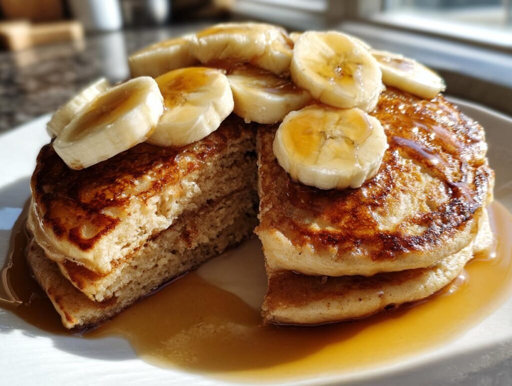 Fluffy Banana Pancakes