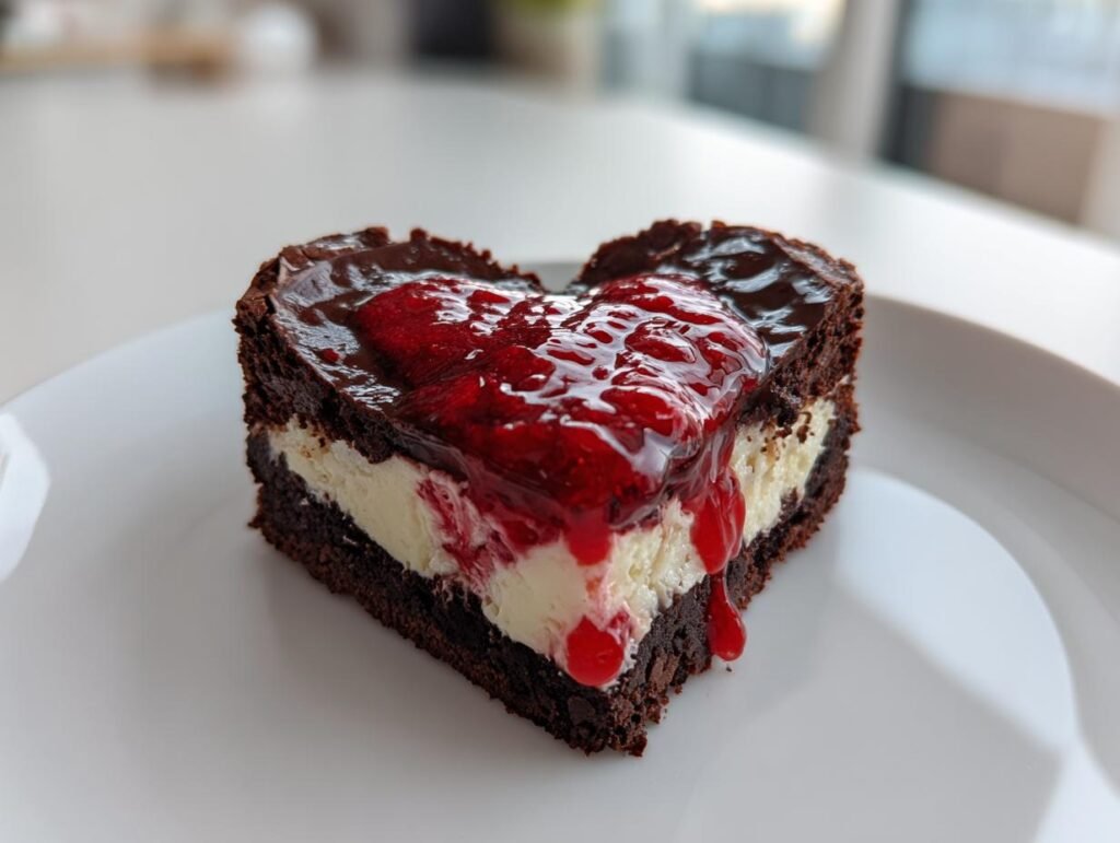 Heart-shaped Brownies