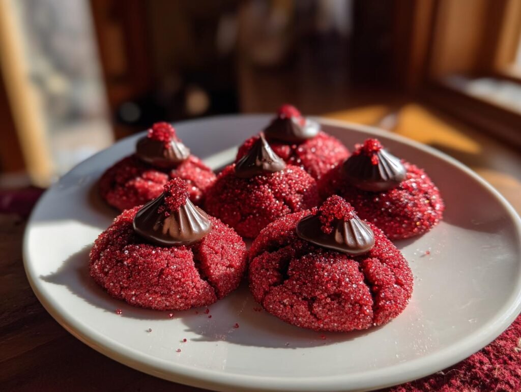 Hershey's red velvet blossoms