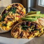 High Protein Breakfast Burritos