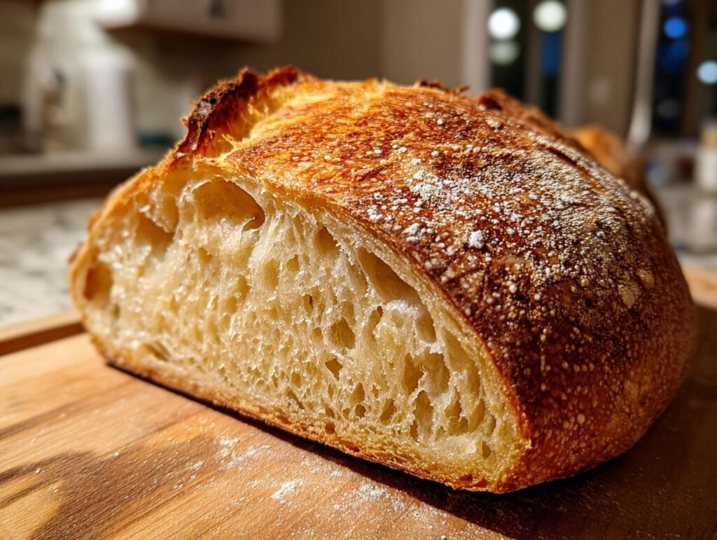 Holiday Bread – Golden Rustic Loaf