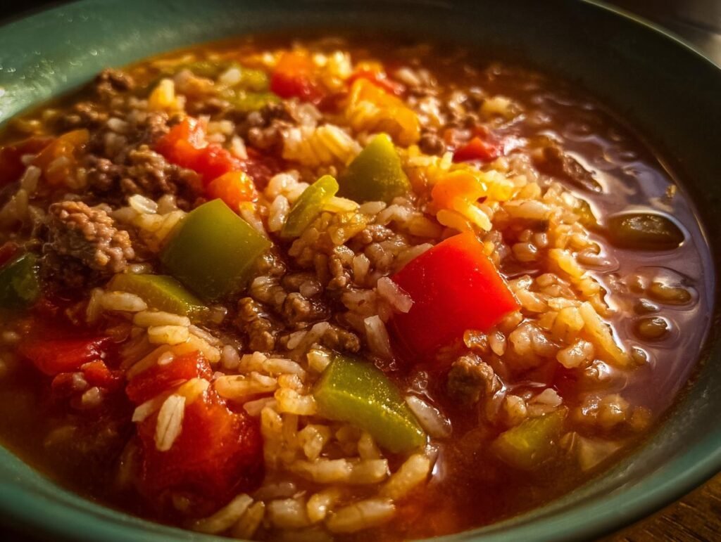 Instant Pot Stuffed Pepper Soup Recipe