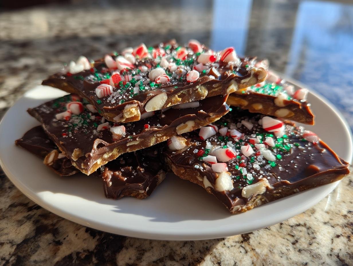 Irresistible Christmas Toffee Bark