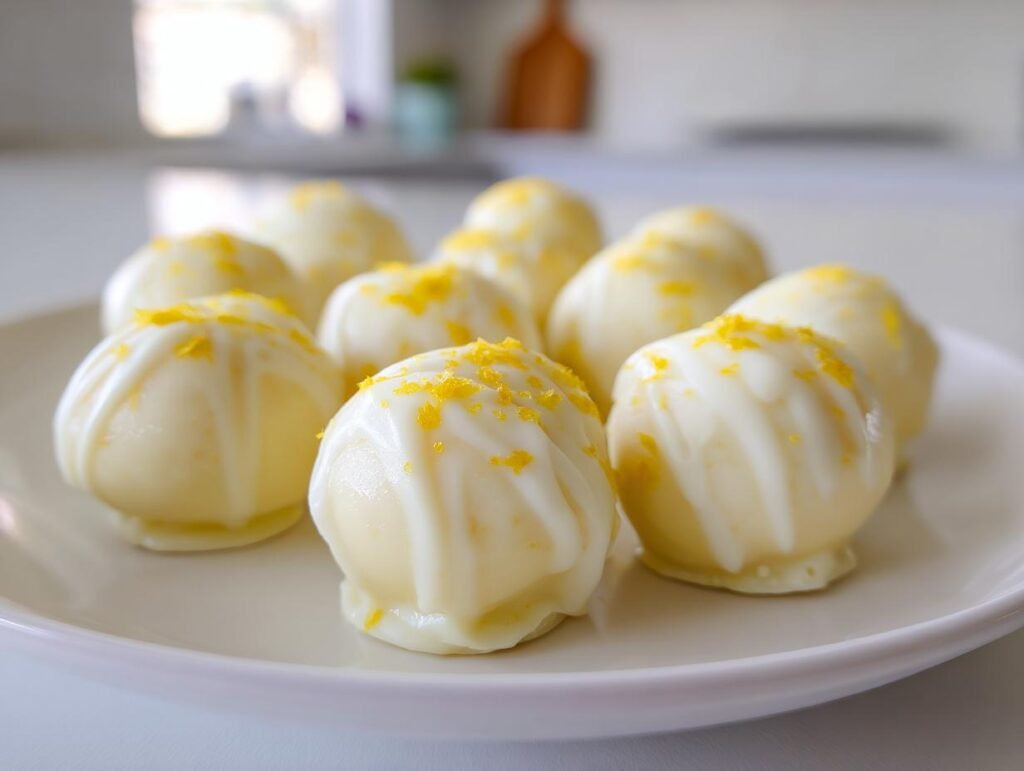 Lemon Oreo Truffles – Velvet Shell