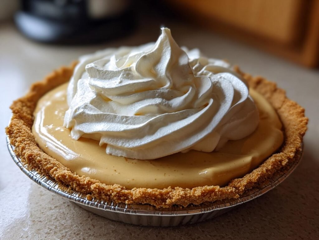 No Bake Butterscotch Pie – Silky Swirl