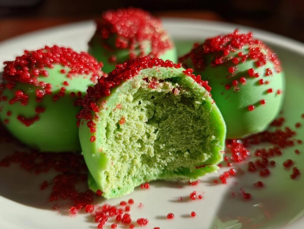 No-bake Grinch Oreo Truffles Recipe