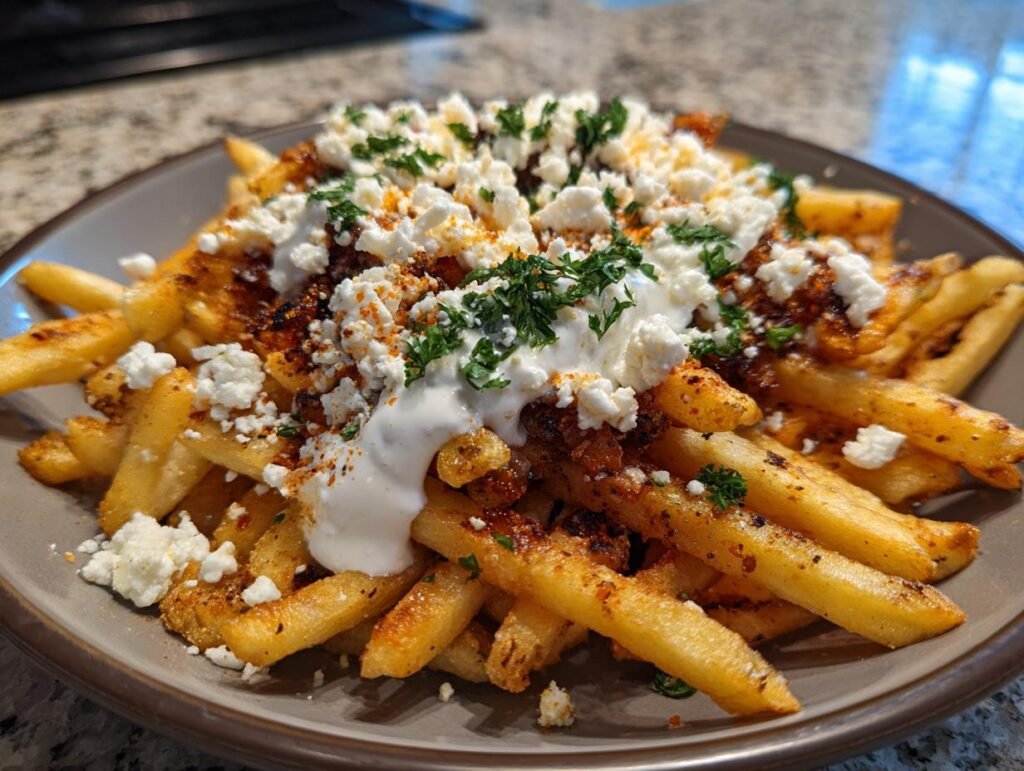 Oven Baked Shawarma Spiced Fries