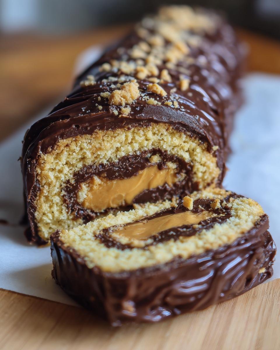 Peanut Butter Cup Cake Roll - detail 1