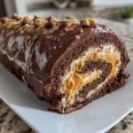 Peanut Butter Cup Cake Roll