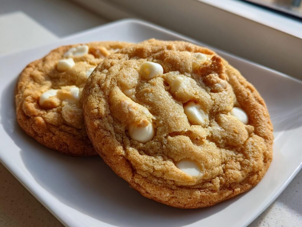Peanut Butter White Chocolate Chip Cookies