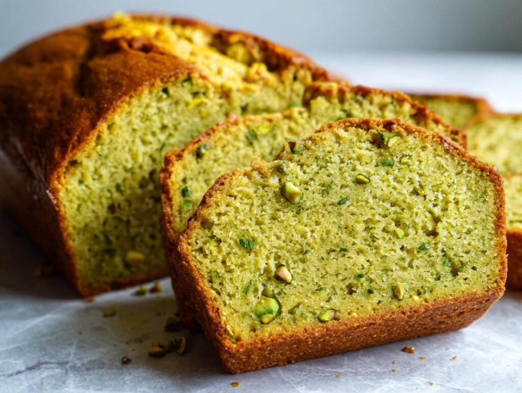 Pistachio Pudding Bread
