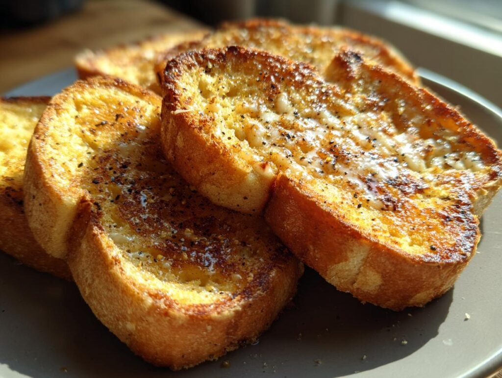 Savory Cacio e Pepe French Toast