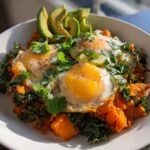 Skillet Sweet Potato Kale Hash