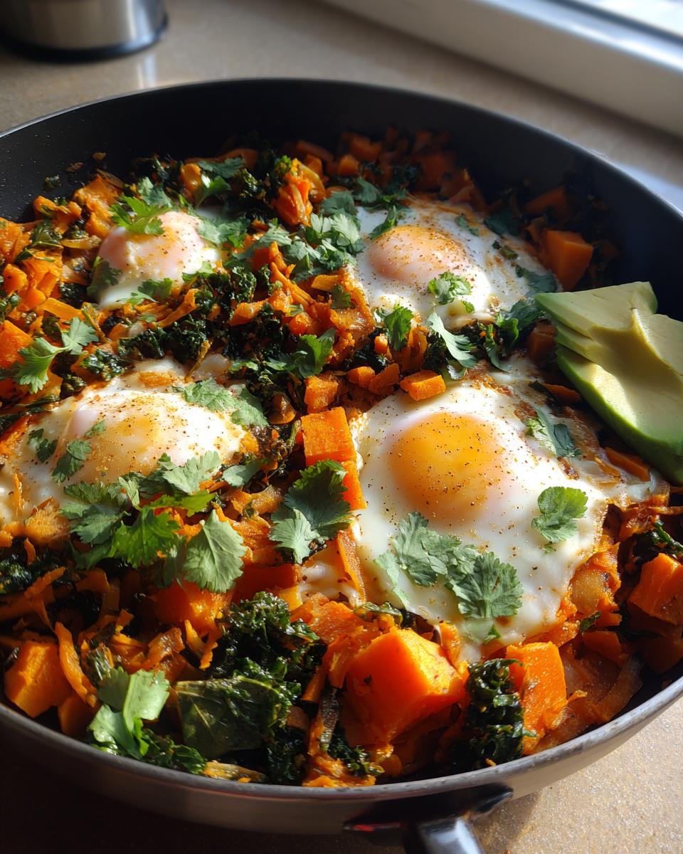 Skillet Sweet Potato Kale Hash - detail 2