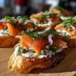 Smoked Salmon Crostini