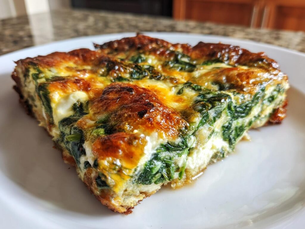 Spinach Florentine Breakfast Casserole