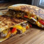 Steak Fajita Quesadillas on the Blackstone