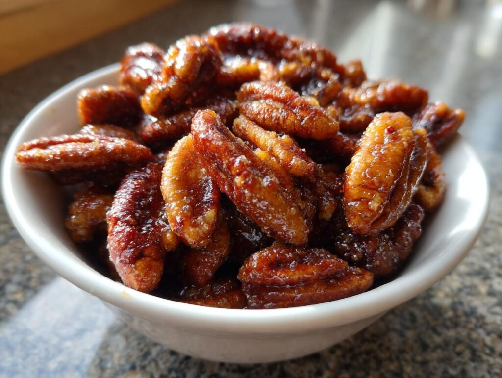 Vegan Candied Pecans
