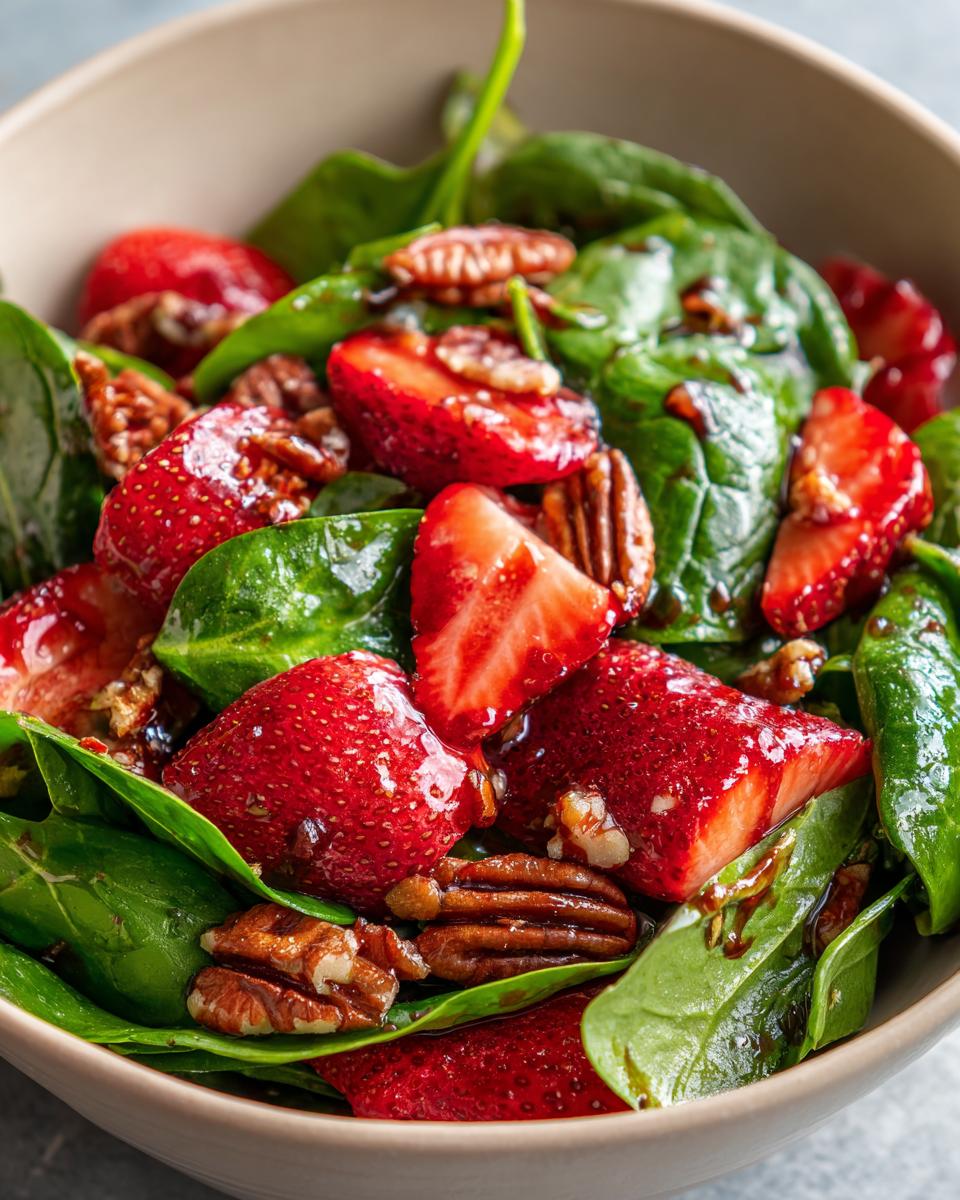 15-Minute Strawberry Spinach Salad - detail 2