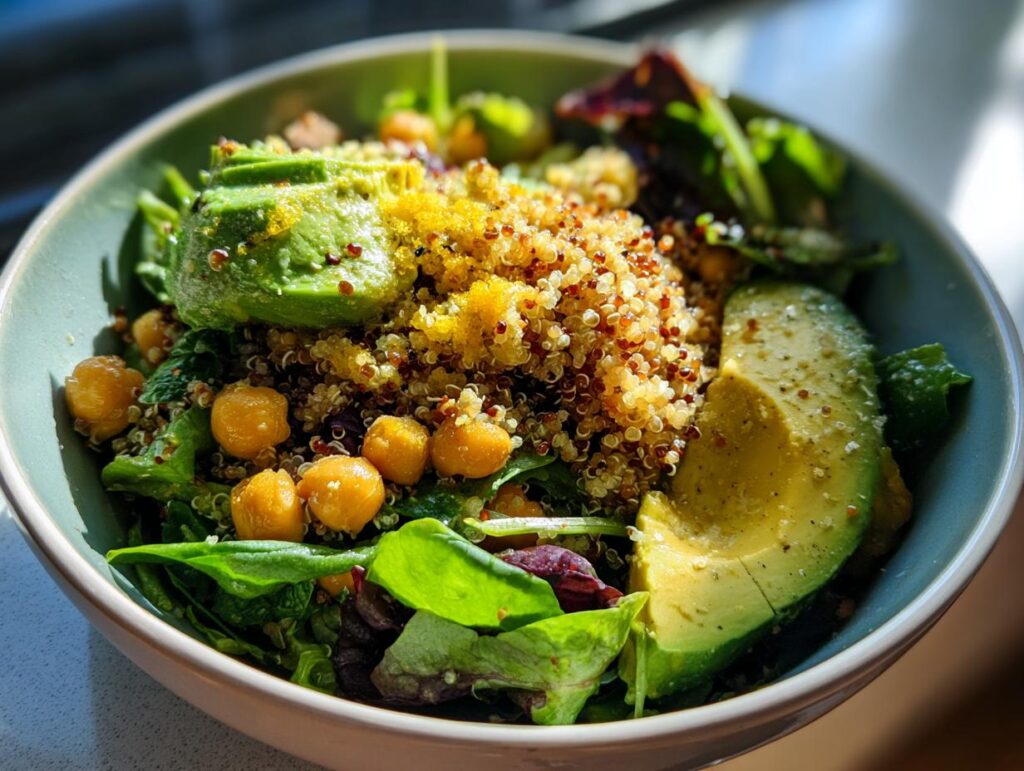Avocado & Chickpea Salad