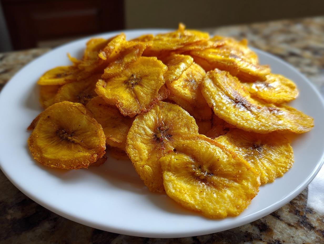 Baked Banana Chips Recipe