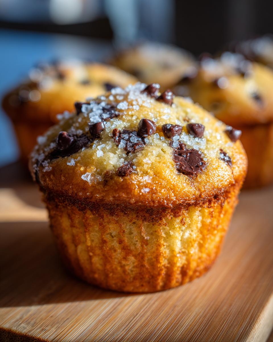 Bakery Style Chocolate Chip Muffins - detail 1