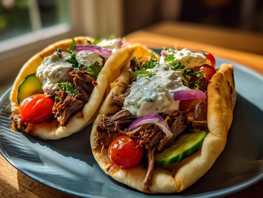 Beef Gyros (Slow Cooker or Instant Pot)