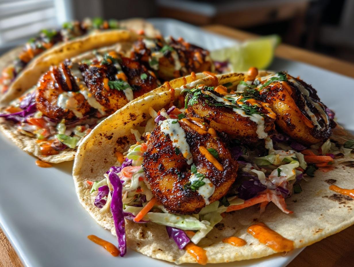 Blackened Shrimp Tacos