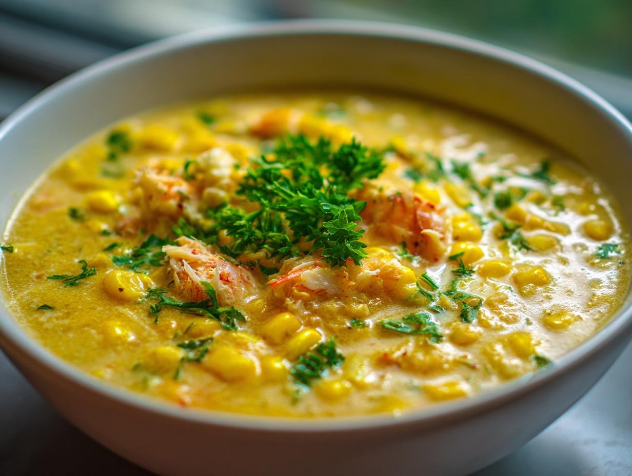 Bobby Flay’s Crab & Corn Chowder