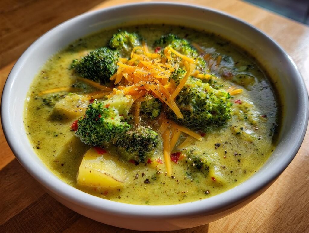 Broccoli Cheddar Potato Soup