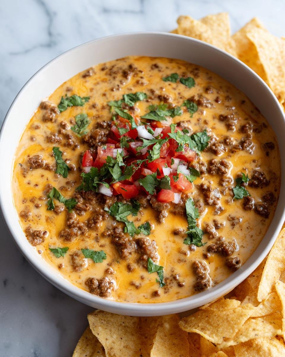 Cheese Dip with Ground Beef - detail 1
