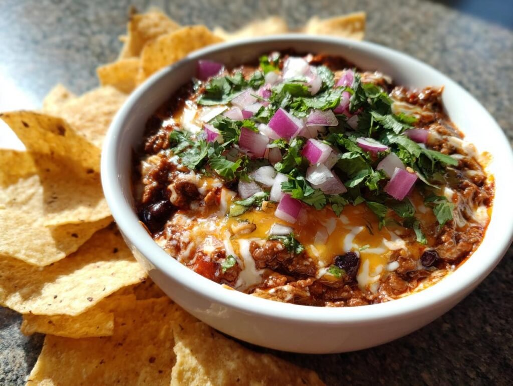 Cheese Dip with Ground Beef