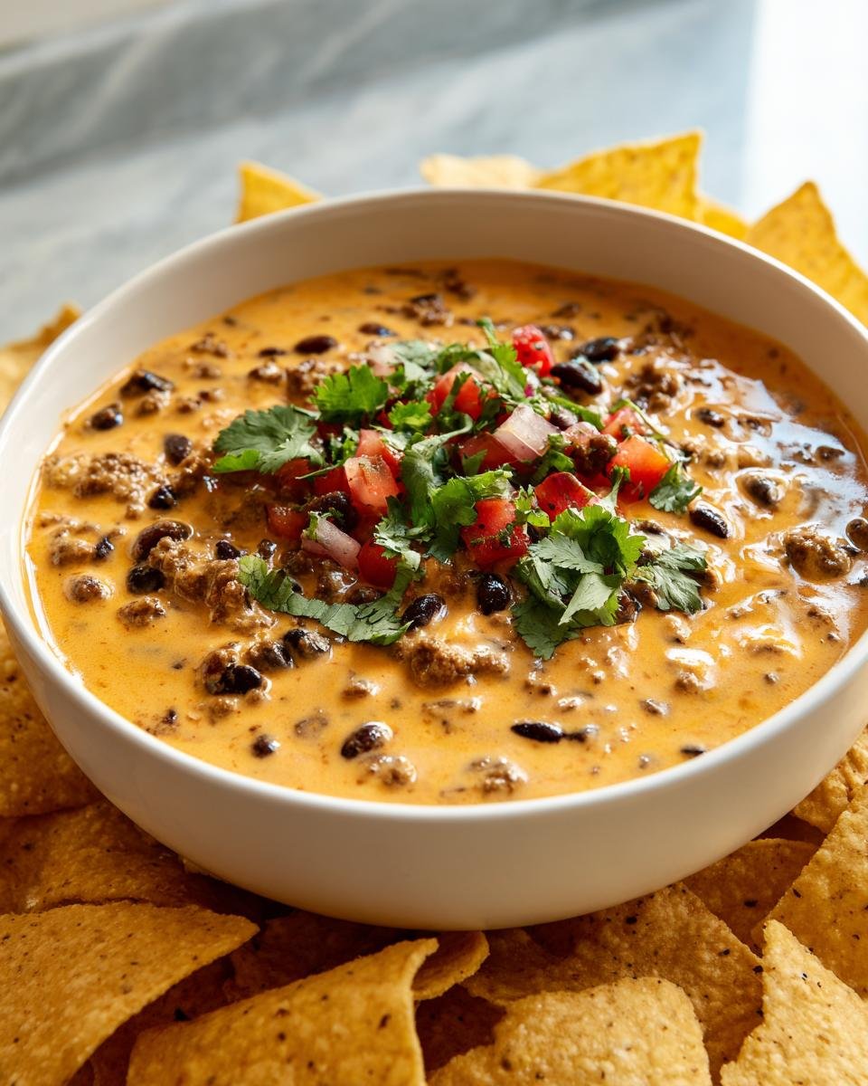 Cheese Dip with Ground Beef - detail 2