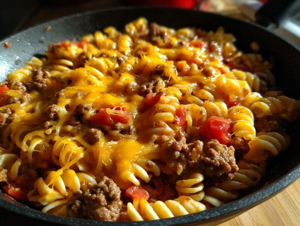 Cheesy Taco Pasta