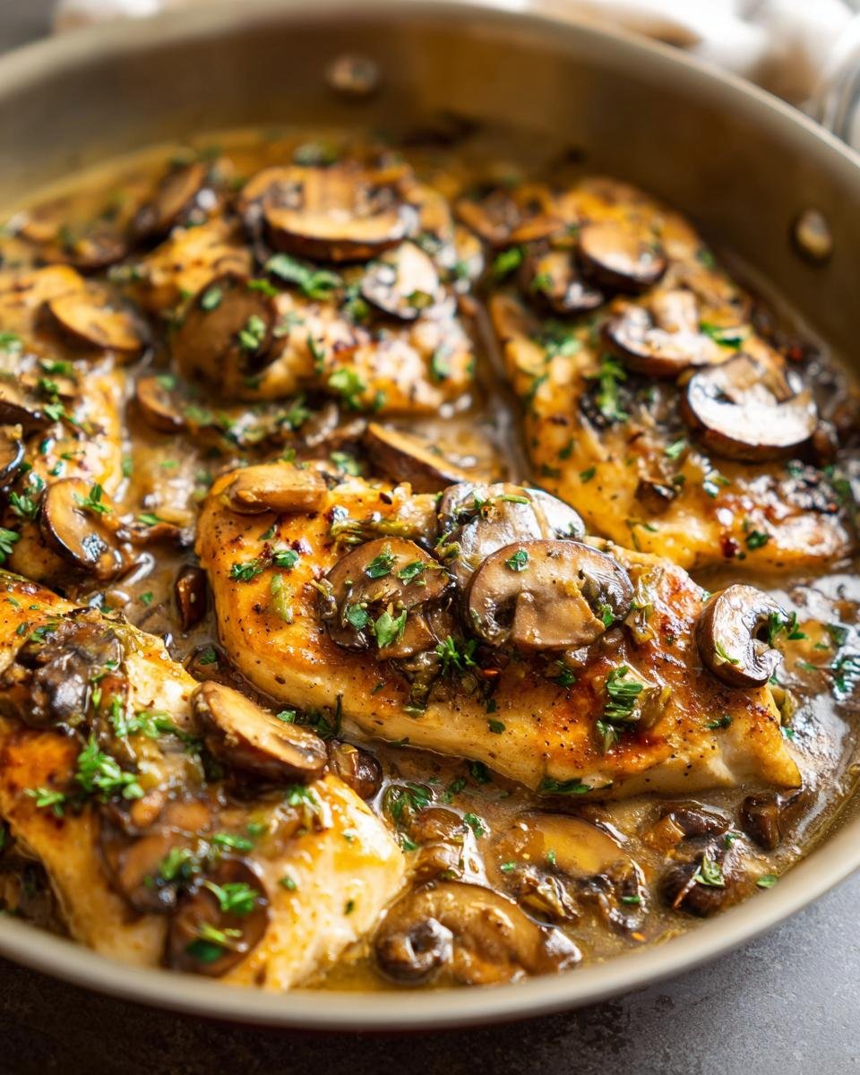 Chicken Marsala - detail 1