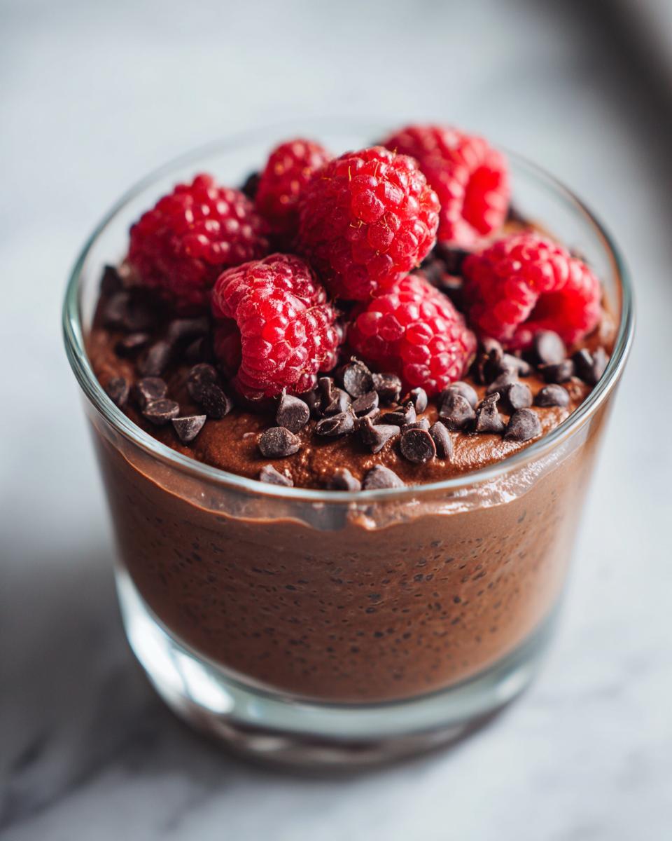 Chocolate Chia Pudding - detail 2