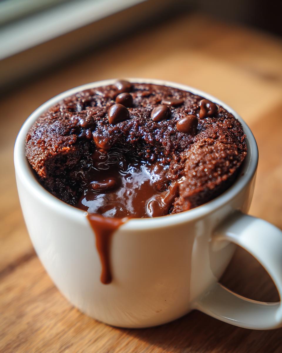 Chocolate Mug Cake - detail 1