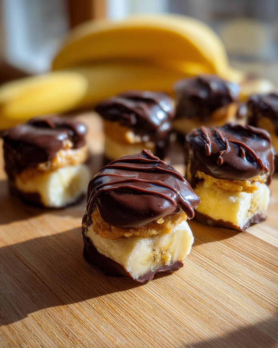 Chocolate Peanut Butter Banana Bites - detail 1