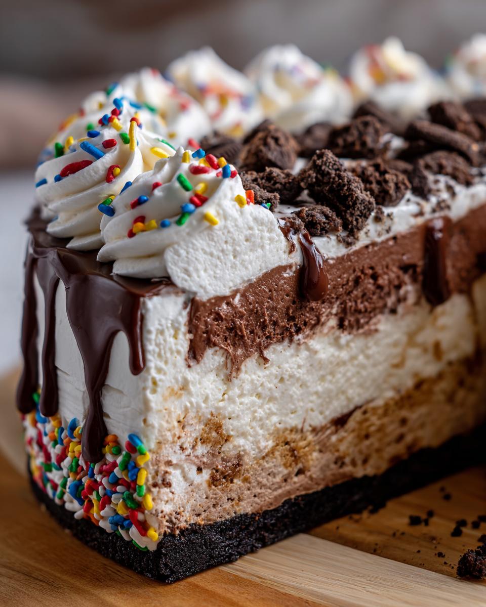 Copycat Dairy Queen Ice Cream Cake - detail 2