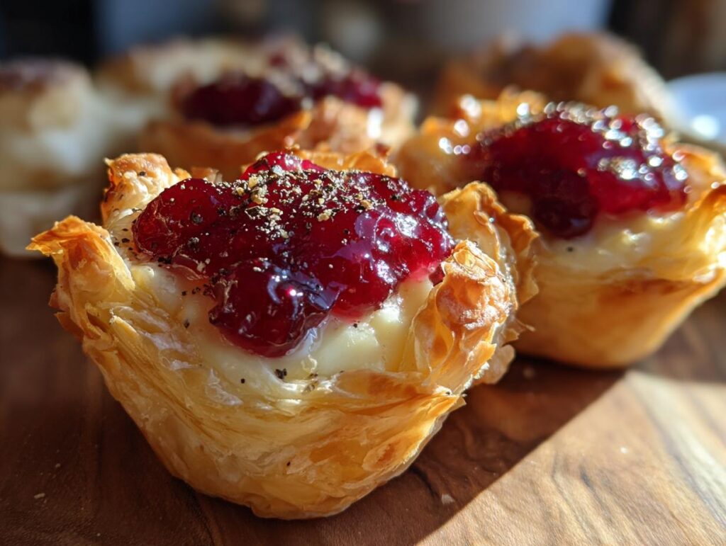 Cranberry Brie Mini Tarts