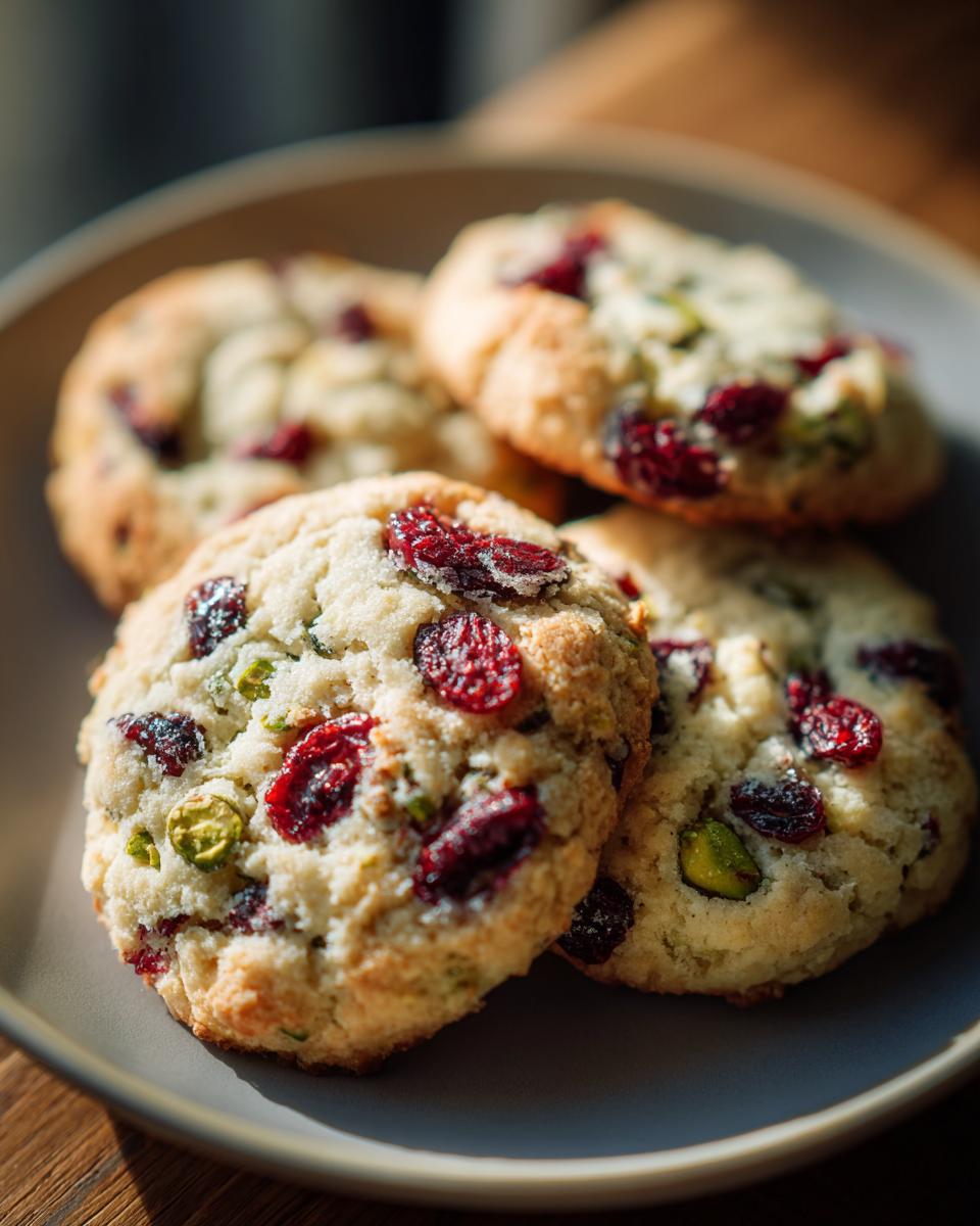 Cranberry Pistachio Shortbread - detail 1